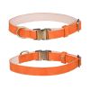 Leather dog collar; Leather Dog Collar Soft Padded Breathable Adjustable Tactical Pet Collar with Durable Metal Buckle for Small Medium Large Dogs